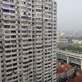 写真: ２５Fから見たマンションと高架