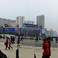 写真: 安徽省　合肥の駅前　パノラマ