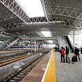 写真: 安徽省　合肥駅のぷラットフォーム