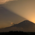 写真: 富士山ビーム