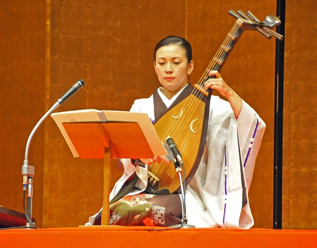 写真: 春の若手琵琶演奏会（川中島）