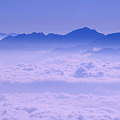 空木岳山頂からの雲海