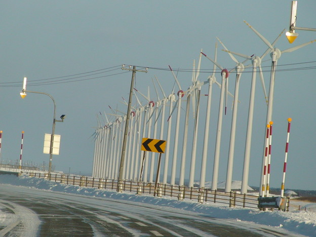 写真: オトンルイの風車