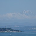 江の島と富士山〜逗子披露山公園
