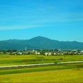 写真: 丹沢〜新幹線から