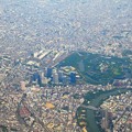 大阪城　京橋上空