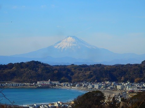 写真: 鎌倉の富士山