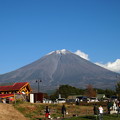 写真: ミルクランドから見る富士