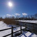 写真: 雪景色・浮野の里ー４