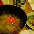 写真: 下田東急ホテル　夕食　お椀　金目鯛あら汁