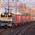 EF652121牽引1090レコンテナ貨物列車