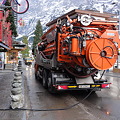 スイス　グリンデルヴァルト　消防車