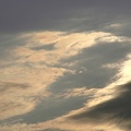 写真: 彩雲と黒雲　001