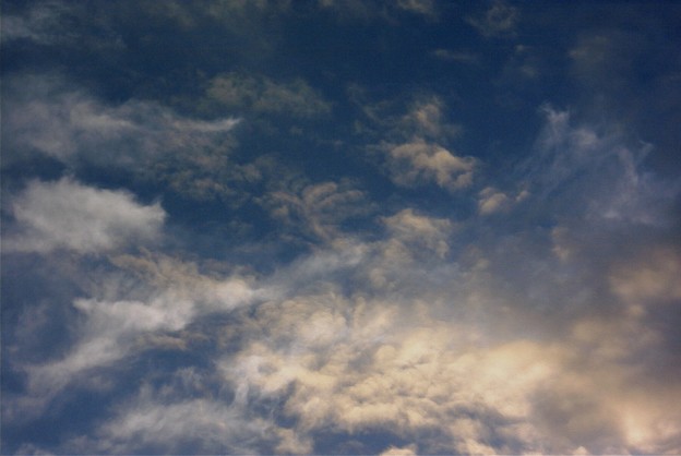 夕方の雲ー２