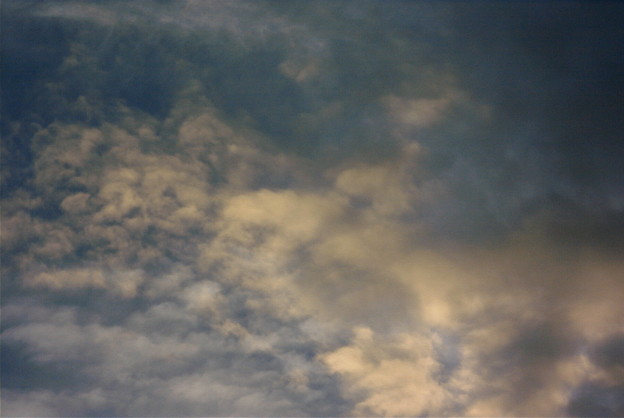 夕方の雲ー３