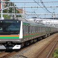 写真: 東海道線E233系3000番台　E-07＋U-107編成