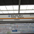 写真: #TS24 せんげん台駅　駅名標【下り】