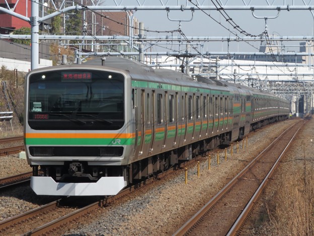 写真: 東海道線E231系1000番台　U-588＋U55編成