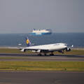 写真: ルフトハンザ航空フランクフルト便A340-313?