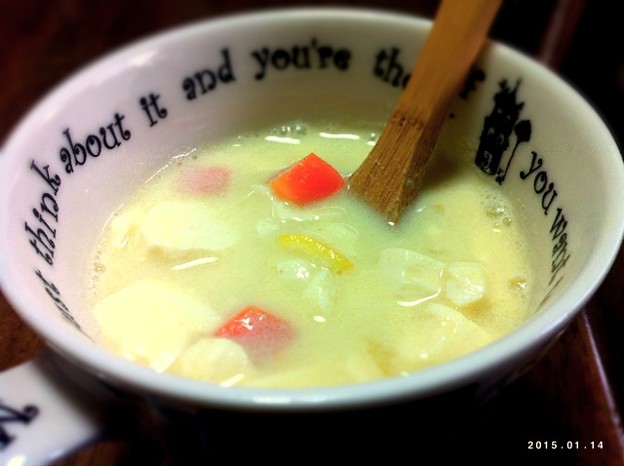 豆乳スープ！(2015/01/14)