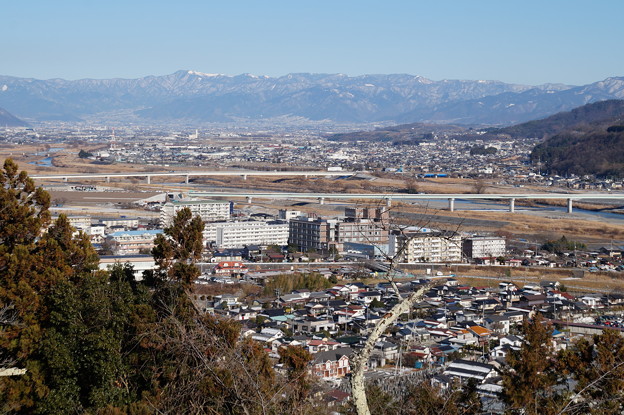 鰍沢町と甲府盆地 2