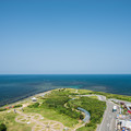 写真: 角島灯台から見下ろす-4