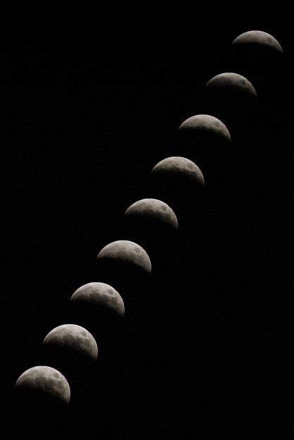写真: 皆既月食-2