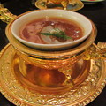 写真: カニ肉入りふかひれスープ