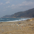 写真: 2021年2月21日、大川浜風景
