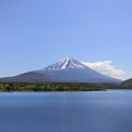 本栖湖の富士山