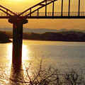 写真: 水道橋の夕焼け