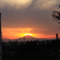 写真: 夕景富士遠景