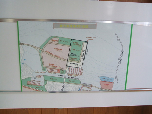写真: 鹿児島湾港湾計画図 マリンポートかごしま 20110327