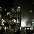 写真: 夜の工場3