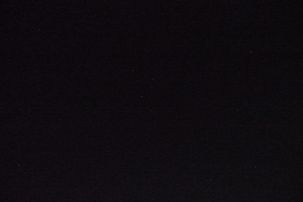 写真: カシオペア座と北極星