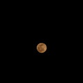 写真: オレンジ色の月2 (色温度5000K)