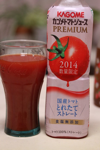 KAGOME カゴメトマトジュース PREMIUM 2014数量限定 国産トマト とれたてストレート 食塩無添加