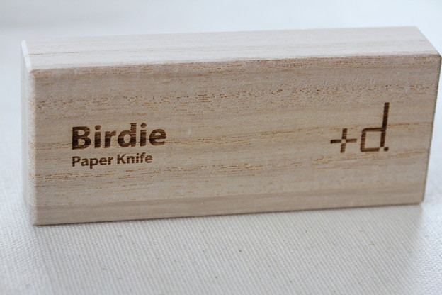 +d Birdie -Paper Knife- 木箱