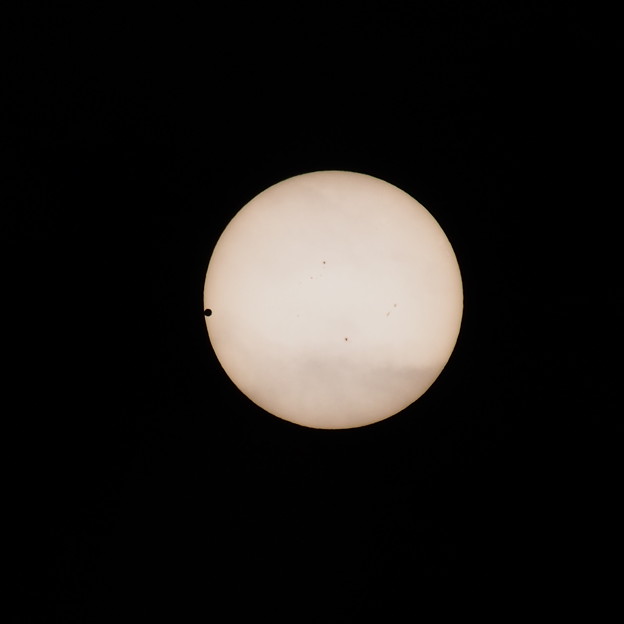 写真: 金星の太陽面通過#2