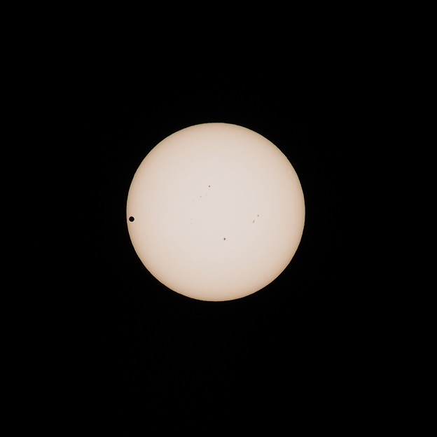 写真: 金星の太陽面通過#3