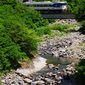 写真: 只見線小出口キハ40系＠田子倉トンネル