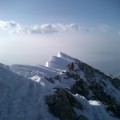写真: 20070505 D1978 五竜岳頂上から下山へ