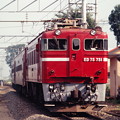 写真: 奥羽本線の客車列車
