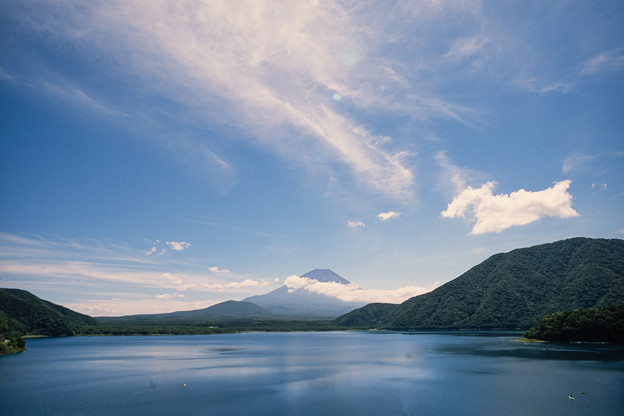 写真: 富士五湖巡り【本栖湖から見る富士】2