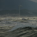 写真: 大荒れの日本海
