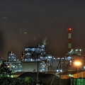 千鳥橋からみた工場夜景(千鳥町方面)