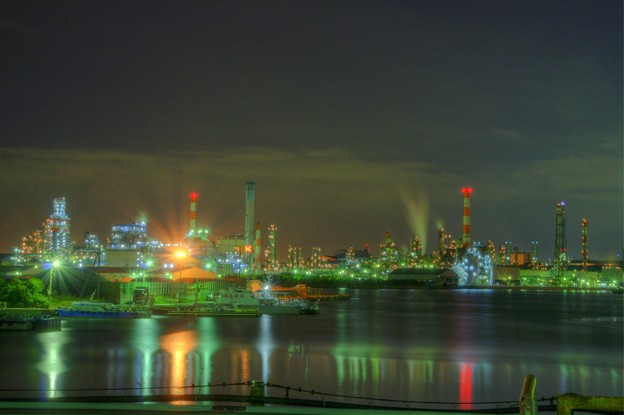 Photos: 千鳥橋からの工場夜景