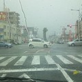 写真: 宮崎市内は大雨
