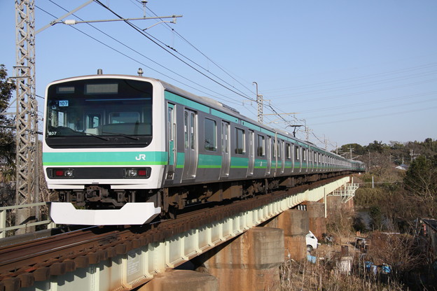 写真: 成田線 普通列車 E231系