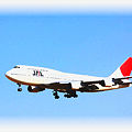 写真: Narita International Airport JAL Boeing 747-400